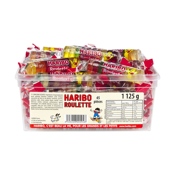 Haribo roulettes fruits mini